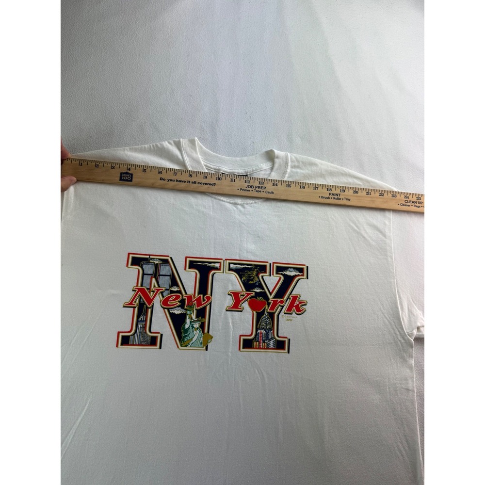 Steve Barrys New York Graphic T Shirt XL Mens White Statue Liberty Empire State - Picture 9 of 16